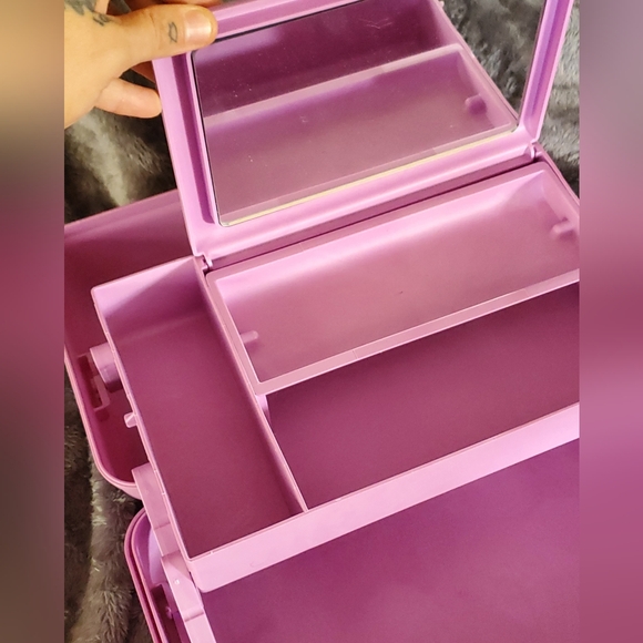 Vintage Caboodles 5626 Purple Makeup Case - Picture 4 of 6